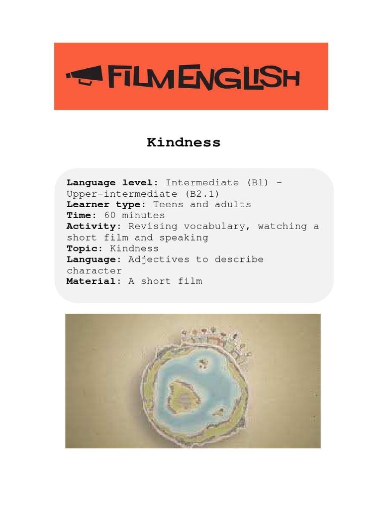 Kindness Lesson Instructions1 | PDF | Career & Growth | Wellness