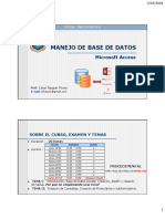 Manejo de Base de Datos PDF