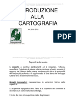 LAB CARTOGRAFIA PARTE PRIMA 2018-19