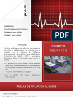 Diapositivas Reglas de Afiliación SGSSS