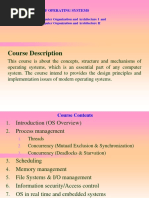 Lecture 1 - OS (Introduction  Process Management)