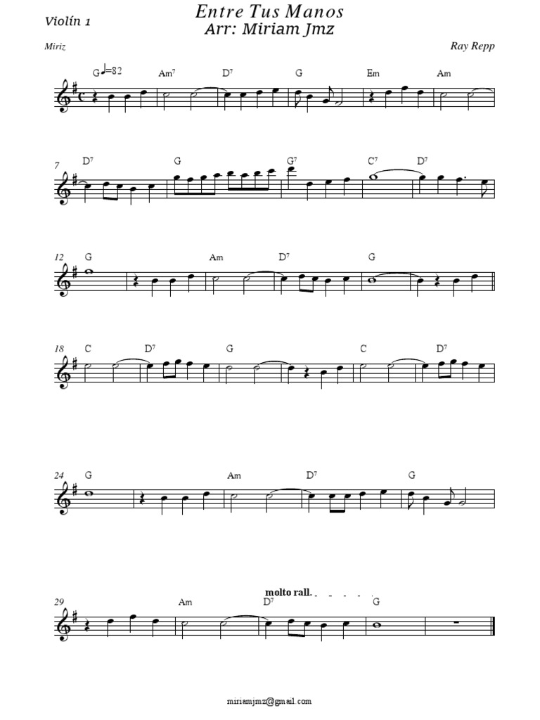 Violín Entre Tus Manos 1 | PDF