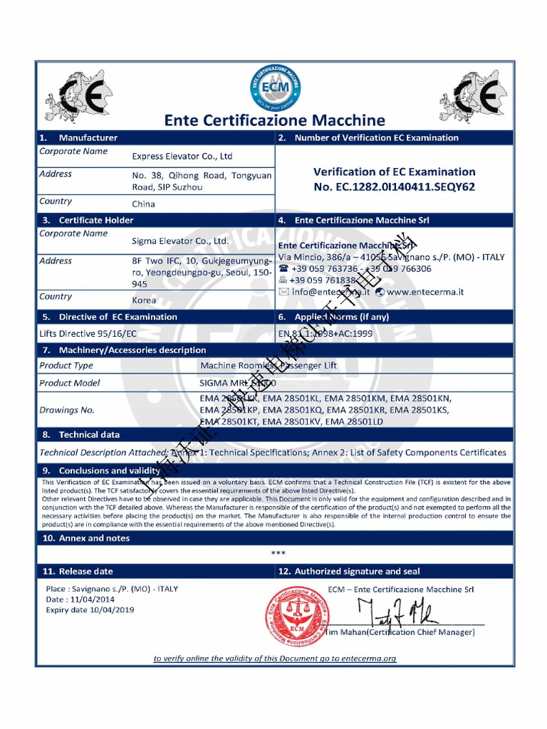 CE Certification | PDF