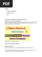 Modern Theories of Employee Motivation_Report.docx