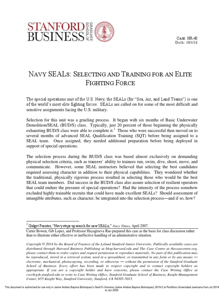 CASO Navy Seals PDF PDF United States Navy Sea Ls Military Science