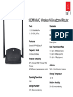 iB-WRB303N-300M MIMO Wireless-N Broadband Router PDF