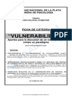 Dominguez Lostaló Ficha de Cátedra VULNERABILIDAD Psico Social PDF