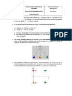 Física Electricidad y Magnetismo Taller 1 Cargas Eléctricas