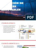 Producción de Energía Eléctrica Con Energías Renovables PDF