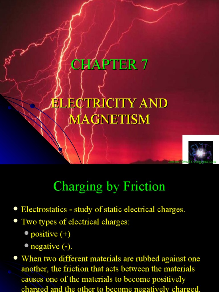 Chapter 7 Electricity And