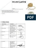 Knots and Lashings