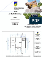 As-Built Drawing Kantor Pembibitan Pertanian Sidera III PDF