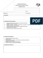 CENSES - Asignaturas Formato Planificacion