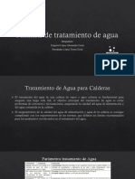 Análisis de Tratamiento de Agua