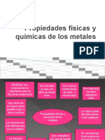Propiedades Físicas y Químicas de Los Metales PDF
