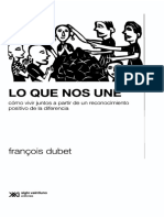 Lo Que Nos Une - Francois Dubet - PDF