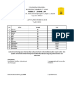 Jadwal APAR 2020