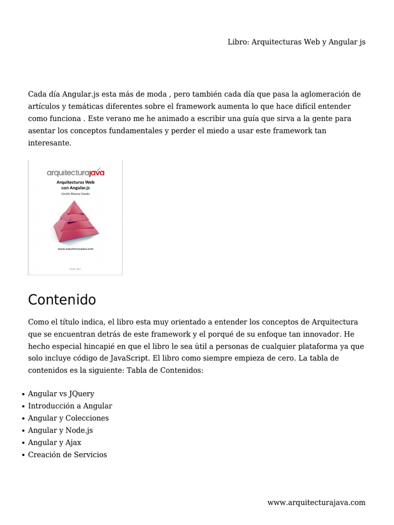 Guía de Arquitecturas Web con Angular | PDF