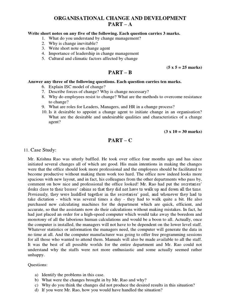 Understanding Organizational Change Management | PDF | Change ...