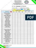 Student attendance monitoring SLAC