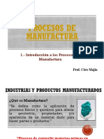 Introducción a la Manufactura 20182 UE