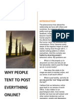 Psychology Factors Why People Tend To Post Everything Online