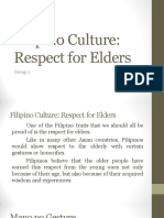 Filipino Culture: Respect For Elders
