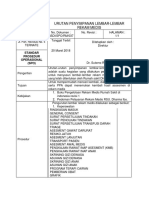 SPO Urutan Penyimpanan Lembar Rekam Medis