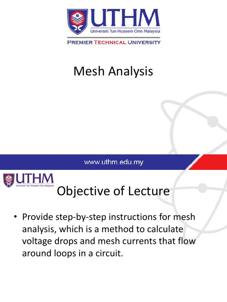 Mesh Analysis | PDF | Visual Cortex | Voltage