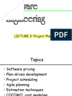 Lecture 3 - Project Planning