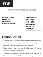 Types of Pension Plans