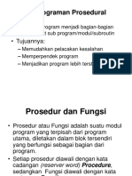 Materi 4. Pemrograman Prosedural