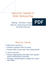 Security Issues in Grid