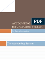 Accounting Information System: For Electric Cooperatives