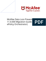 Mcafee Data Loss Prevention 11.0.000 Migration Guide (Mcafee Epolicy Orchestrator) 9-17-2019