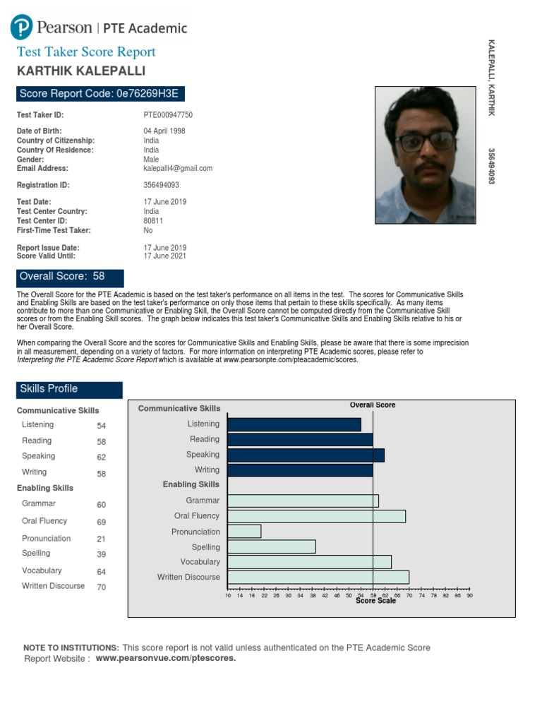 Pte Result PDF | PDF
