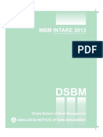 DSBM PDF
