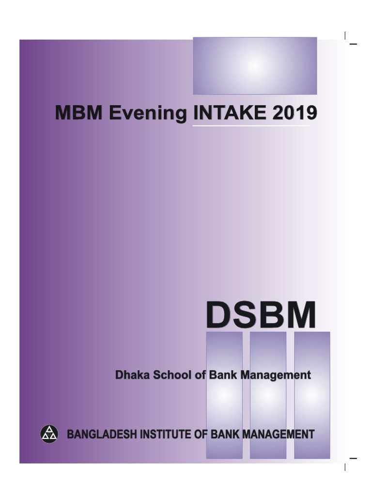 MBM Evening Program Overview | PDF | Career & Growth