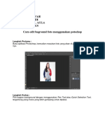 Cara Edit Baground Foto Menggunakan Potoshop