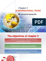Chapter 3 - Payment in International Trade