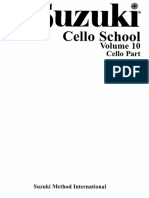 Suzuki Cello School Vol 10 PDF
