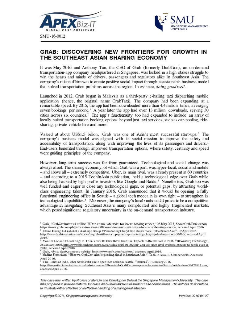 Grab Case PDF | PDF