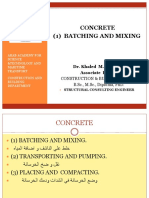 1-CONCRETE- BATCHING AND MIXING