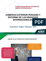 Com. Ext. Peruano y Entorno Negocios Internacionales