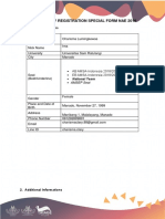 Special Form Early Regist NAE 2018