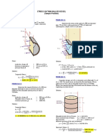 Sample Problem Stress On Thin Walled Pressured Vessel