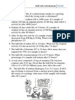 WS - Radioavtivity-Half-Life Calculations