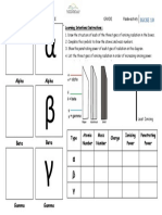 WS - Radioactivity-Ionising Radiation Properties