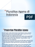 Pluralitas Agama Di Indonesia