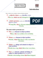 Relative Clauses With or Without